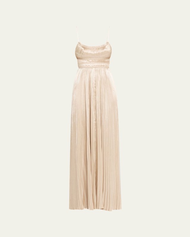 The Reine Pleated Gown